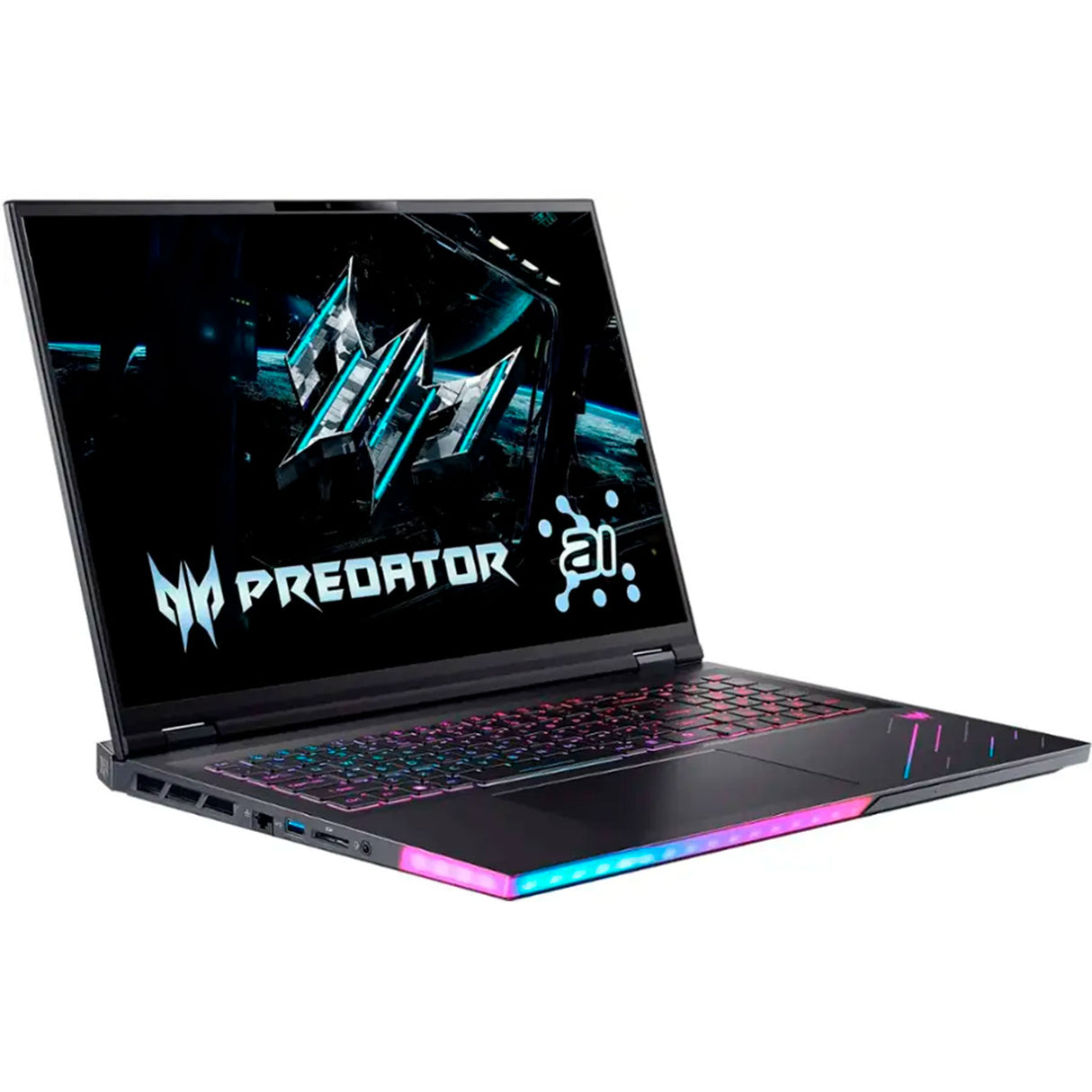 Laptop Acer Predator Helios 18 AI PH18-73-90A6 Intel Core Ultra 9 275HX RAM 32GB Disco 1TB SSD Video NVIDIA RTX 5080 16GB 18" WQXGA Windows 11 Pro (NH.U0FAA.001)