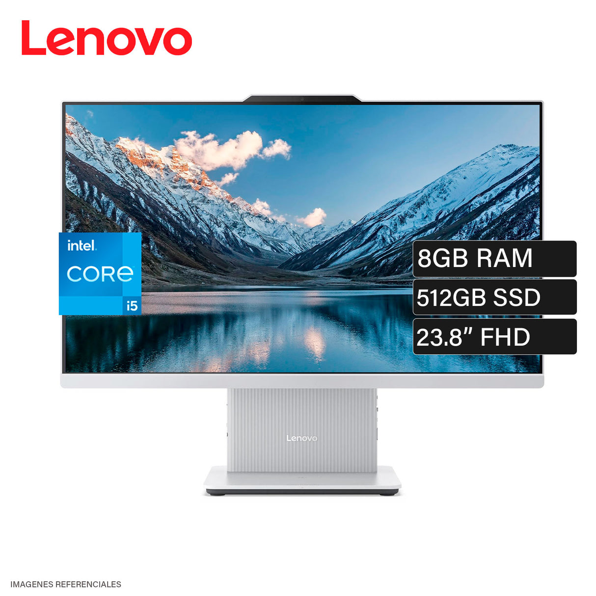 Lenovo AIO IdeaCentre 24IRH9 Intel Core i5 13420H Ram 8GB Disco 512GB SSD 23.8" FHD FreeDOS (F0HN00MTLD)