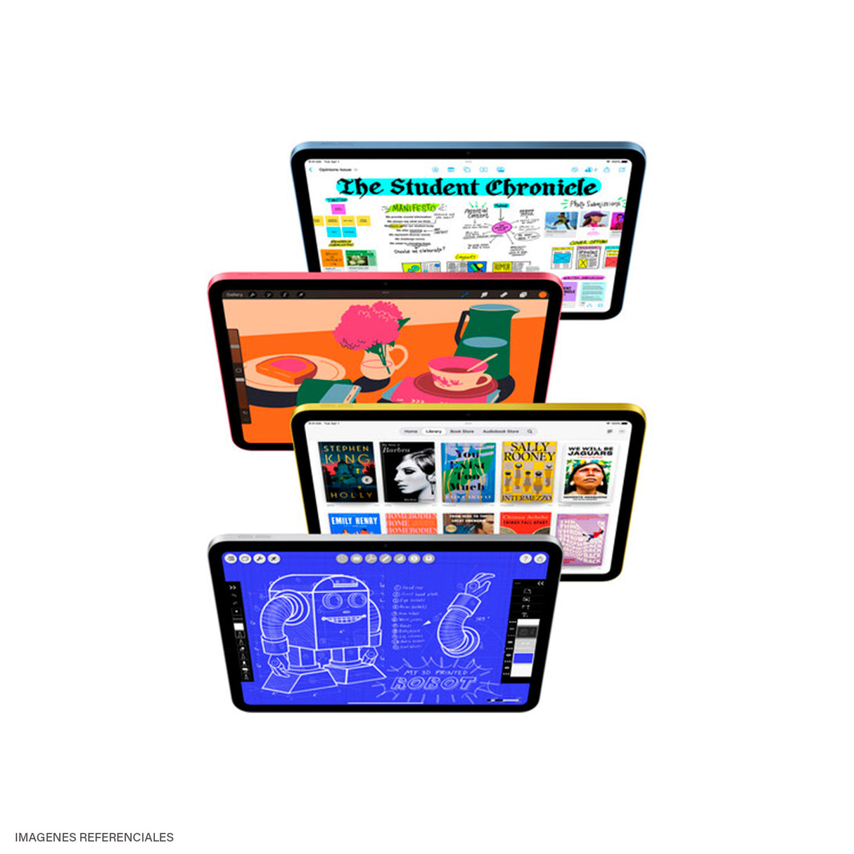 iPad 11th A3354 A16 Almacenamiento 256GB 11" IPS 12MP WiFi Bluetooth Blue