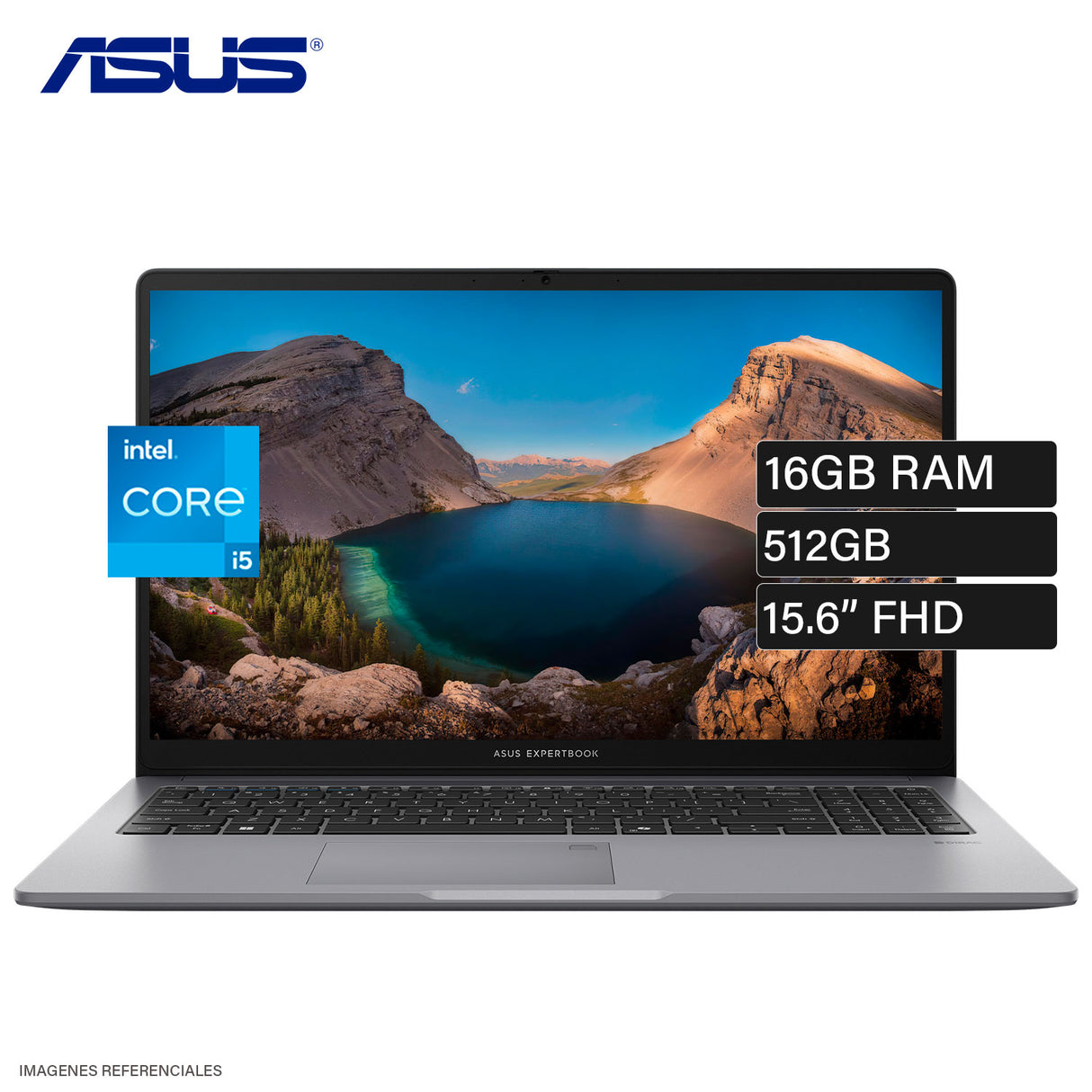 Laptop Asus ExpertBook P1 P1503CVA-S71655 Intel Core i5 13420H Ram 16GB Disco 512GB SSD 15.6" FHD FreeDos (90NX0881-M01UM0)
