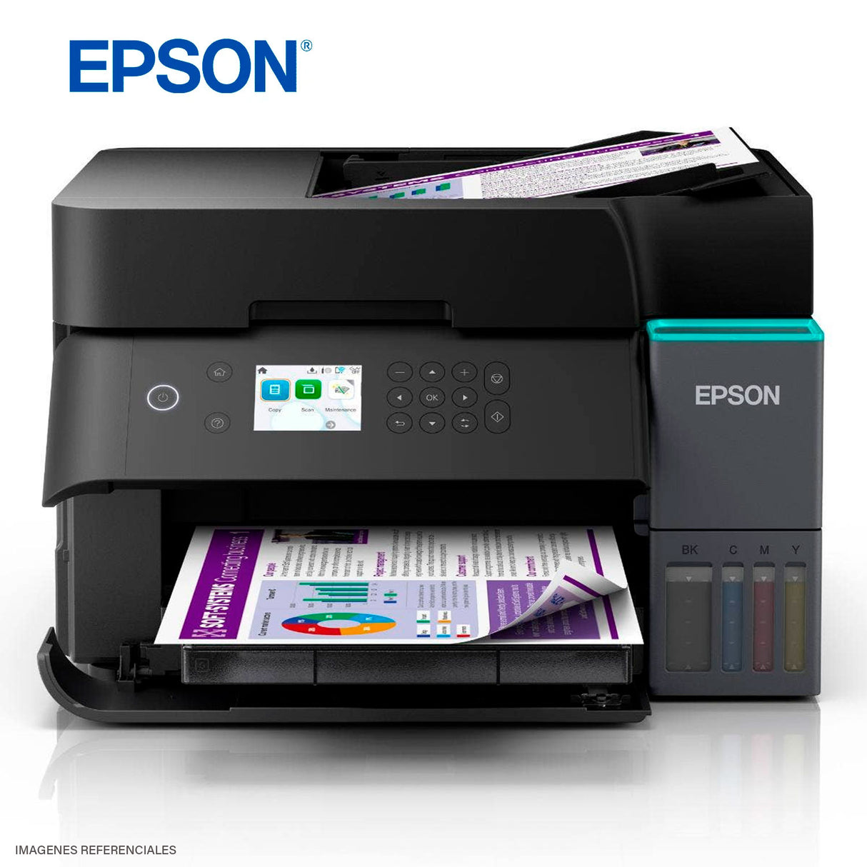 Impresora Multifuncional Epson L6370 Ethernet Wifi/ Duplex/ Adf (C11CL43301)