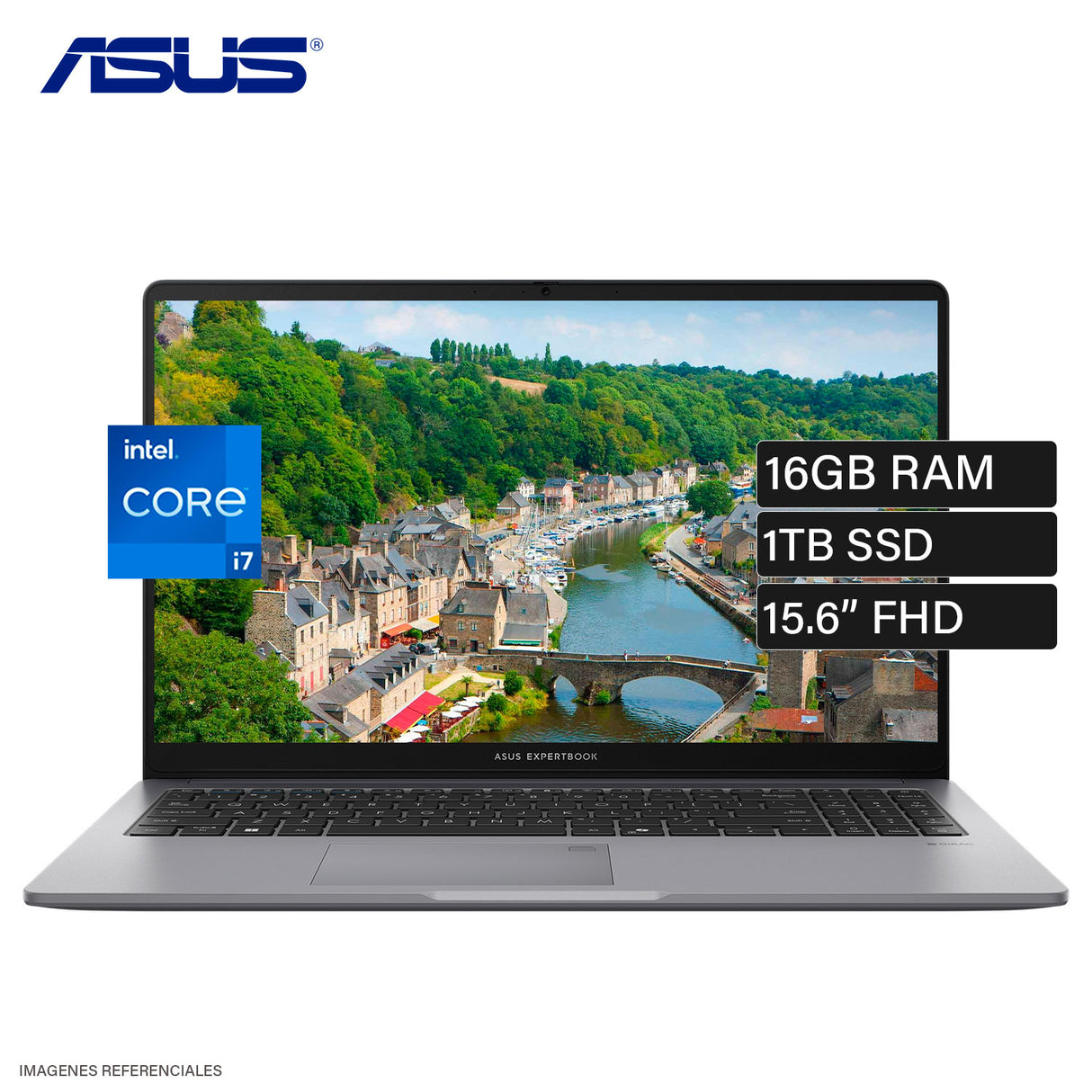 Laptop Asus ExpertBook P1 P1503CVA-S71410 Intel Core i7 13620H Ram 16GB Disco 1TB SSD 15.6" FHD Windows 11 Pro (90NX0881-M01JS0RWI1TB)