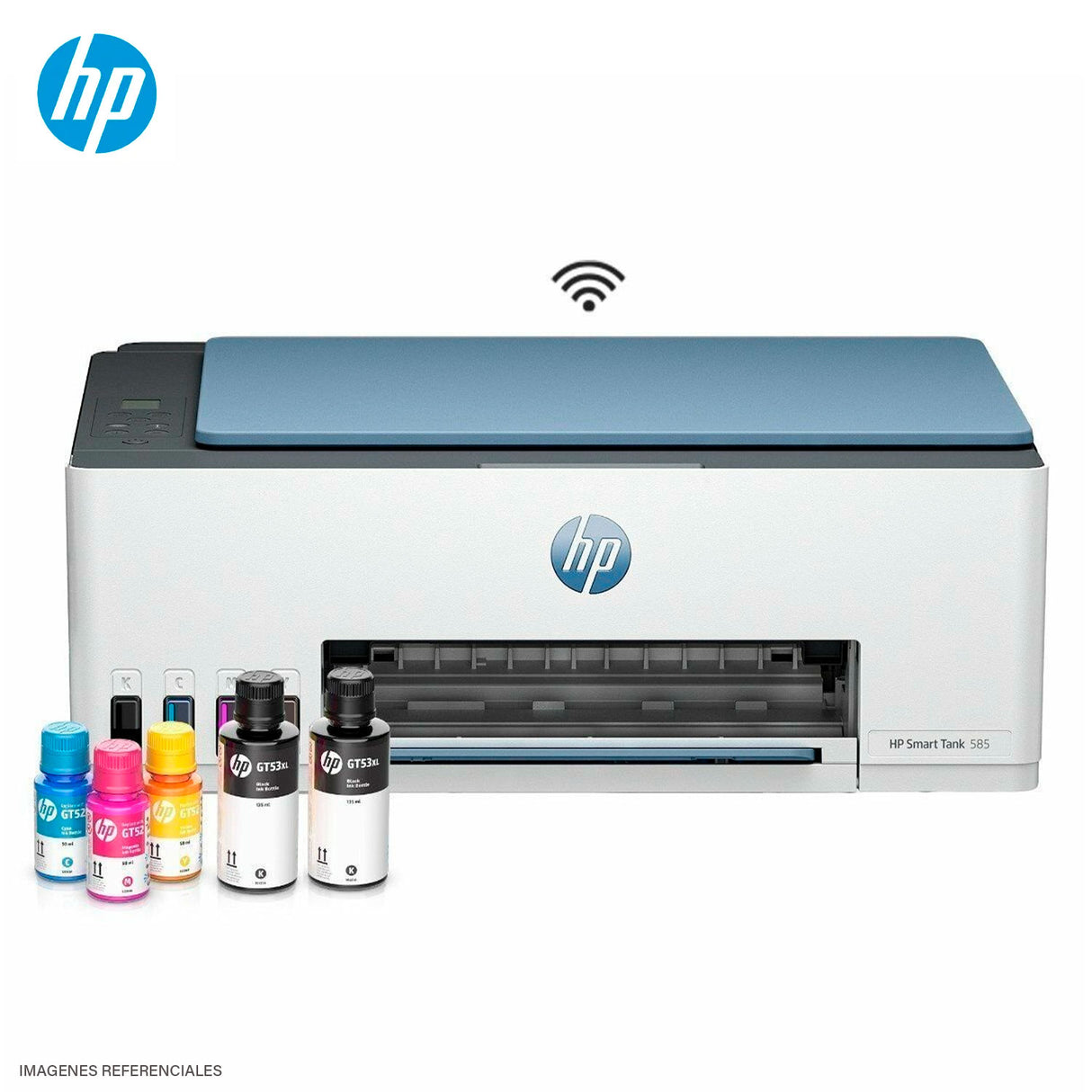 Multifuncional de Tinta HP Smart Tank 585 Impresión Escaneo Copia WiFi Bluetooth LE USB (1F3Y4A#AKY)