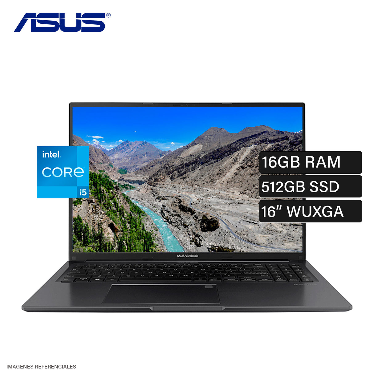 Laptop Asus Vivobook 16 X1605VA-MB1350 Intel Core i5 13420H Ram 16GB Disco 512GB SSD 16" WUXGA FreeDos (90NB10N3-M01S90)