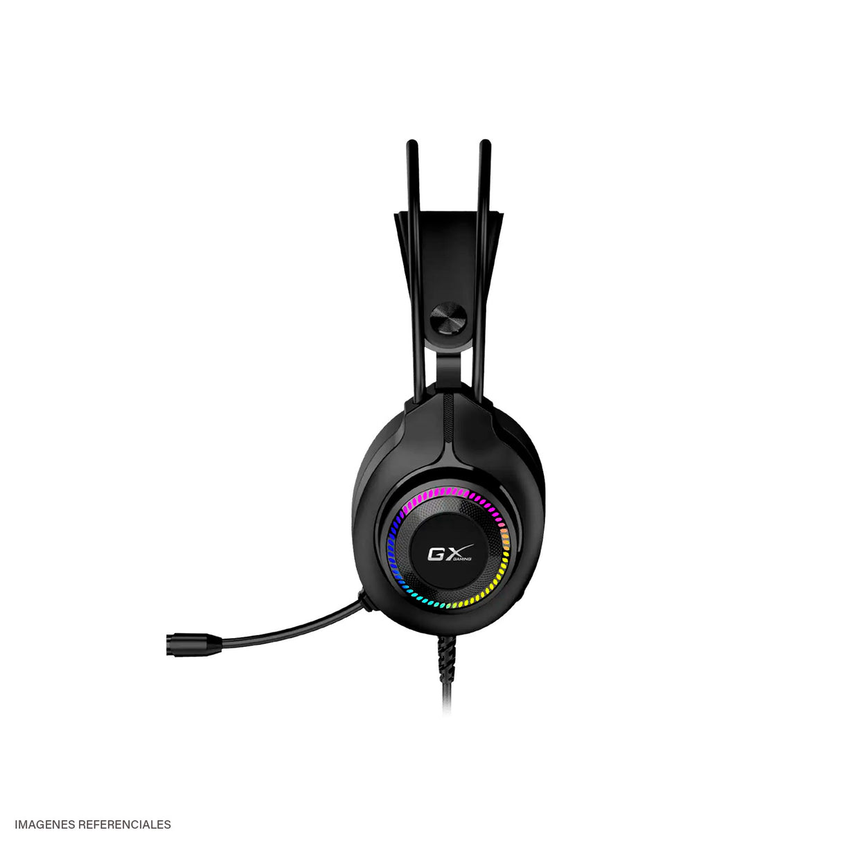 Audífono c/Microf. Genius GX HS-GX580U 50 mm RGB Black