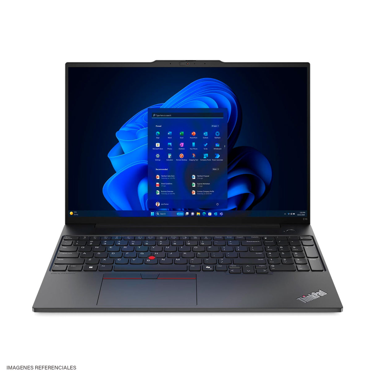 Laptop Lenovo ThinkPad E16 Gen 2 Intel Core Ultra 7 155H Ram 16GB Disco 1TB SSD 16" WUXGA Windows 11 Pro (21MB0012LM)