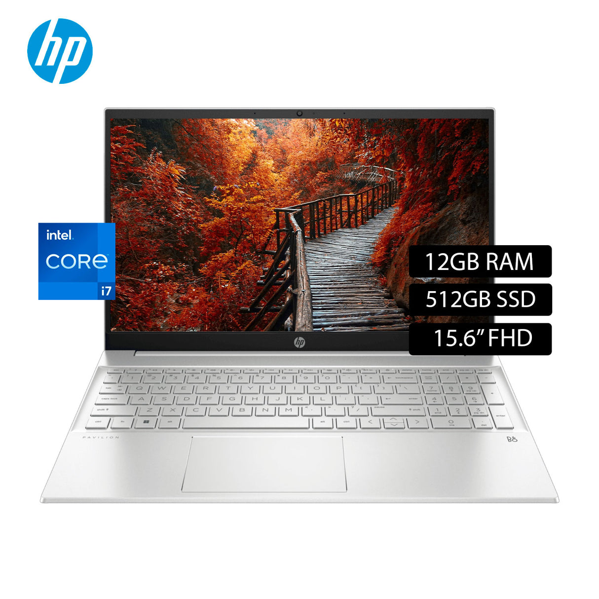 Laptop HP Pavilion 15-EG2506LA Intel Core i7 1255U Ram 12GB Disco 512GB SSD 15.6" FHD Windows 11 (91S39LA#ABM)