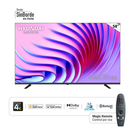 Televisor Smart Tv Hyundai HYLED5806A4KM 58" Ultra HD 4K Android Tv