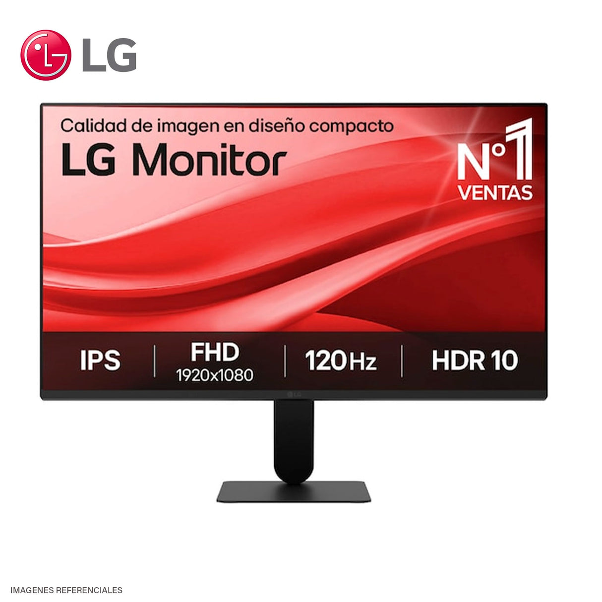 Monitor LG 24 Pulgadas (24U411A) IPS sRGB 99% y HDR10 VGA HDMI 5 ms 120 Hz FHD (1920×1080)