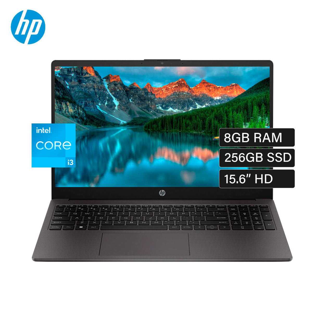 Laptop HP 250 G10 Intel Core i3-N305 Ram 8GB Disco 256GB SSD 15.6" HD (B83U6AT#ABM)