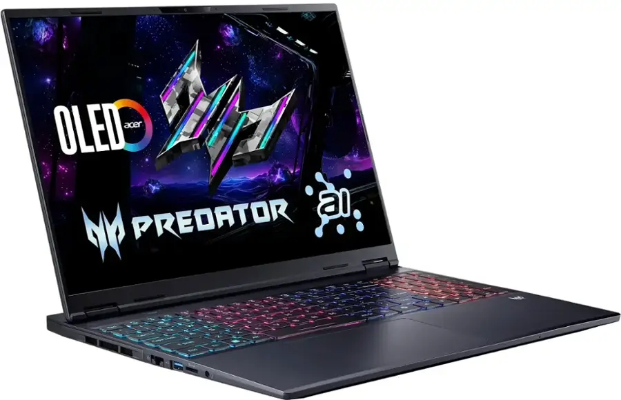 Laptop Acer Predator Helios Neos 16S PHN16S-71-98RF Intel Core Ultra 9 275HX Ram 32GB Disco 1TB SSD Nvidia RTX 5070 Ti 12GB 16" WQXGA Windows 11 (NH.U0KAA.001)