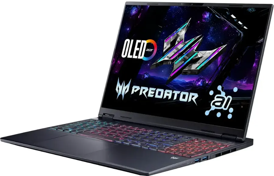 Laptop Acer Predator Helios Neos 16S PHN16S-71-98RF Intel Core Ultra 9 275HX Ram 32GB Disco 1TB SSD Nvidia RTX 5070 Ti 12GB 16" WQXGA Windows 11 (NH.U0KAA.001)