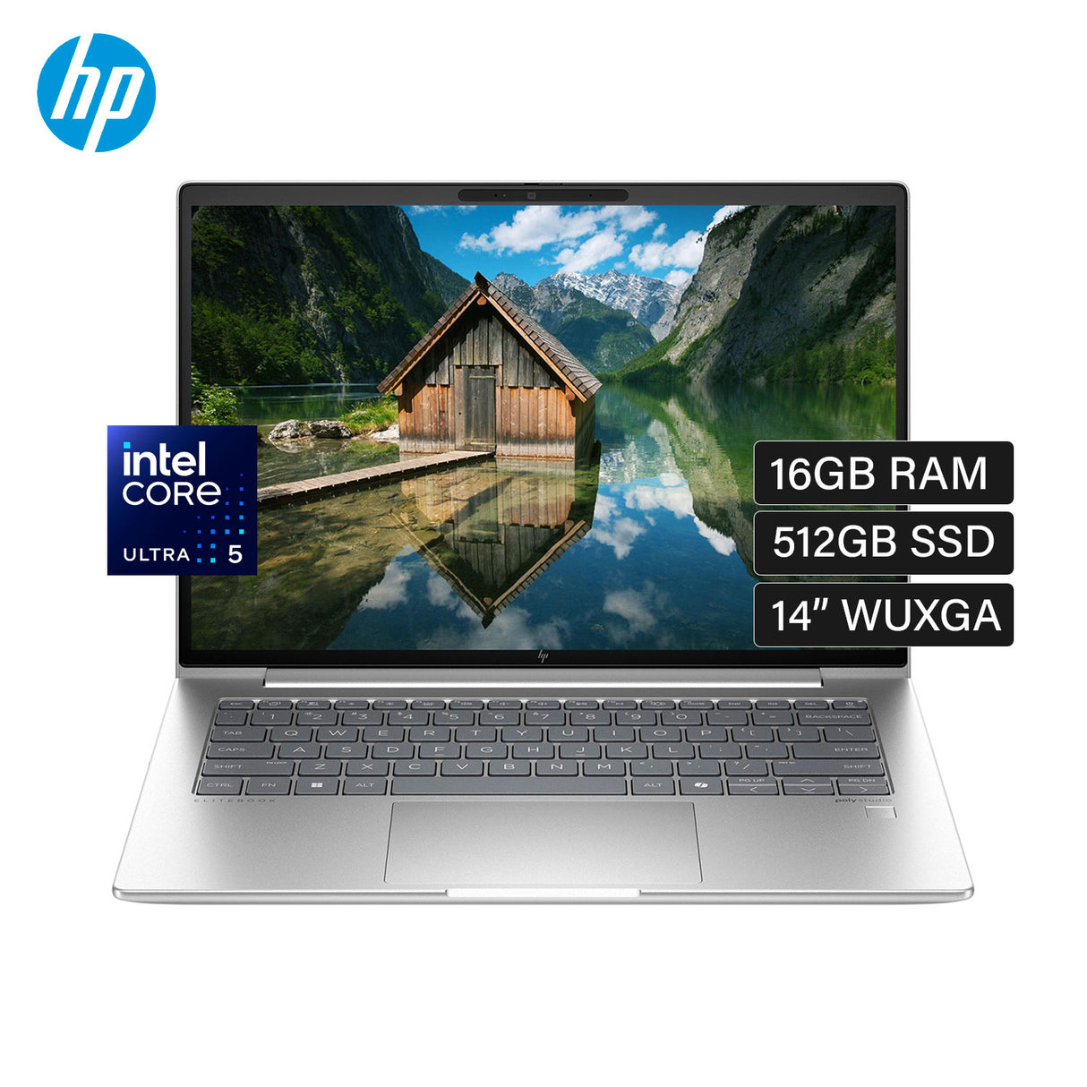 Laptop HP Elite Book 640 G11 Intel Core Ultra 5 135U Ram 16GB Disco 512GB SSD 14" WUXGA Windows 11 Pro OPEN BOX