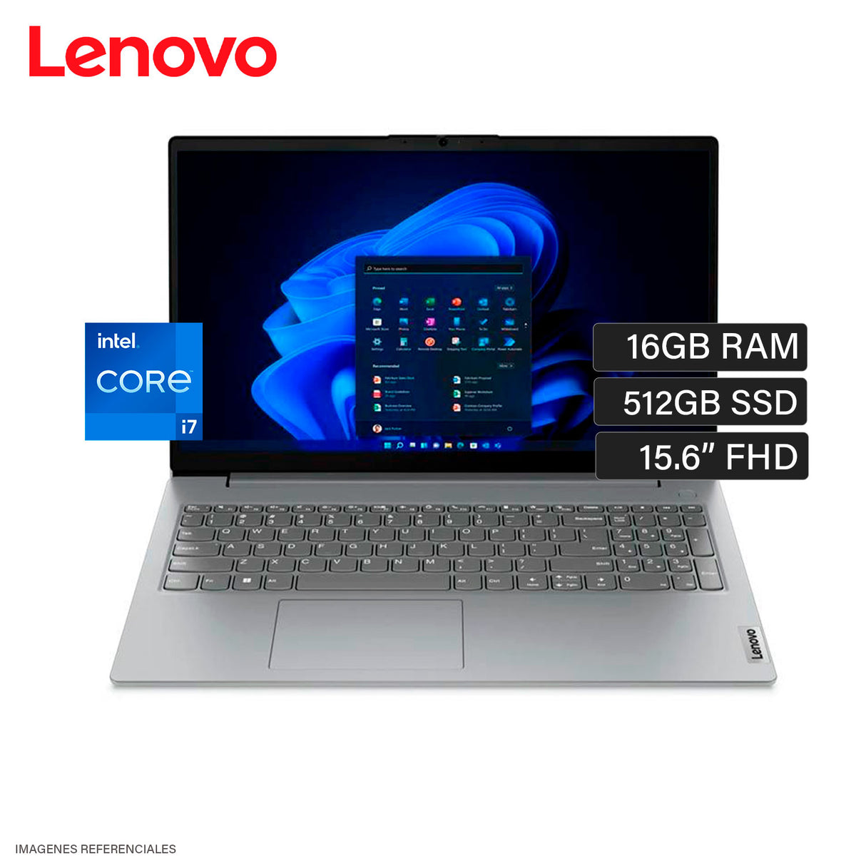 Lenovo V15 G4 IRU Intel Core I7 1355U RAM 16GB Disco 512GB SSD 15.6" FHD Freedos (83A100ERLM)