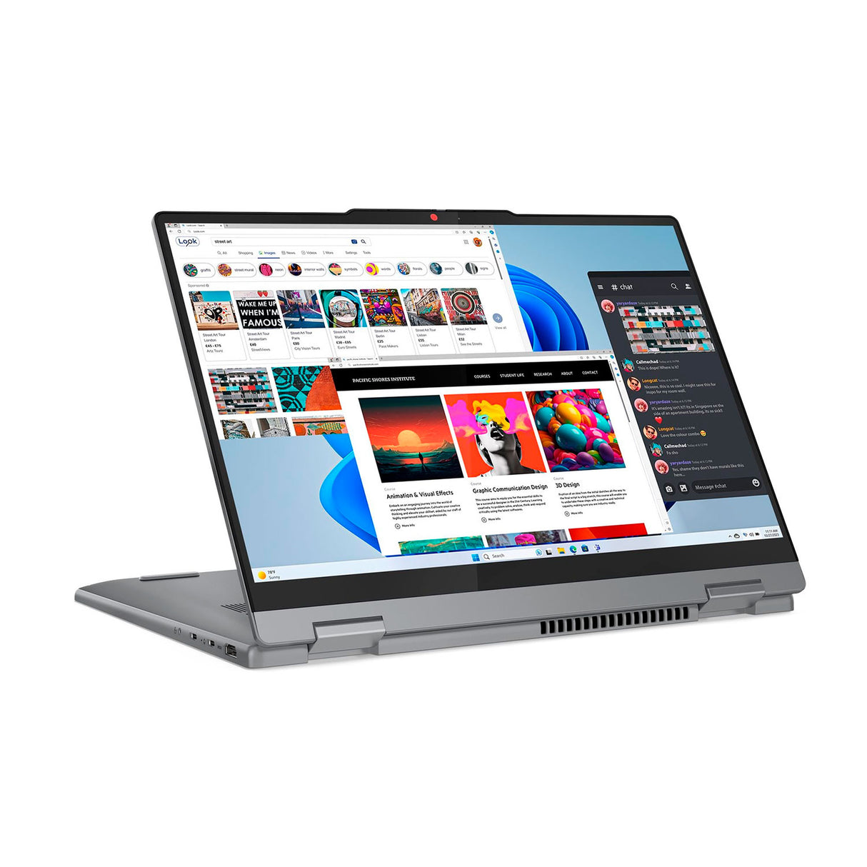 Laptop Lenovo IDEAPAD 5 2-IN-1 14AHP9 Ryzen 7 8845HS Ram 16GB Disco 512GB SSD 14" WUXGA FreDos (83DR007QLM)