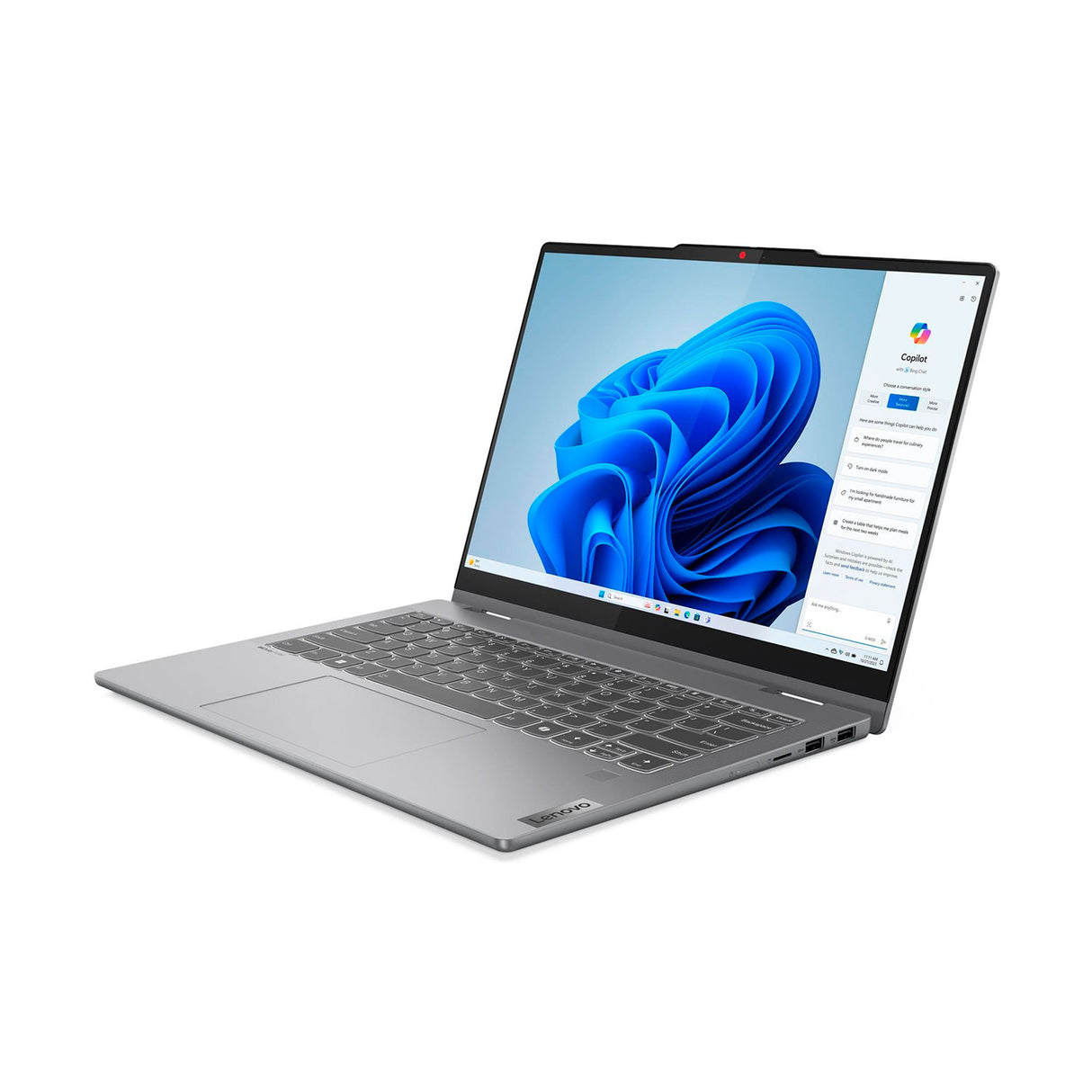 Laptop Lenovo IDEAPAD 5 2-IN-1 14AHP9 Ryzen 7 8845HS Ram 16GB Disco 512GB SSD 14" WUXGA Tactil FreDos (83DR007QLM)