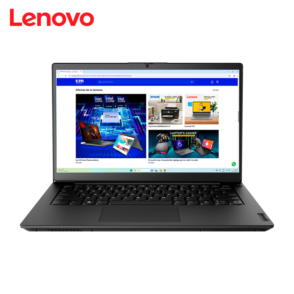 Laptop Lenovo K14 Gen 1 AMD Ryzen 3 5400U RAM 8GB Disco 512GB SSD 14" FHD Freedos (21CUS0PT00)