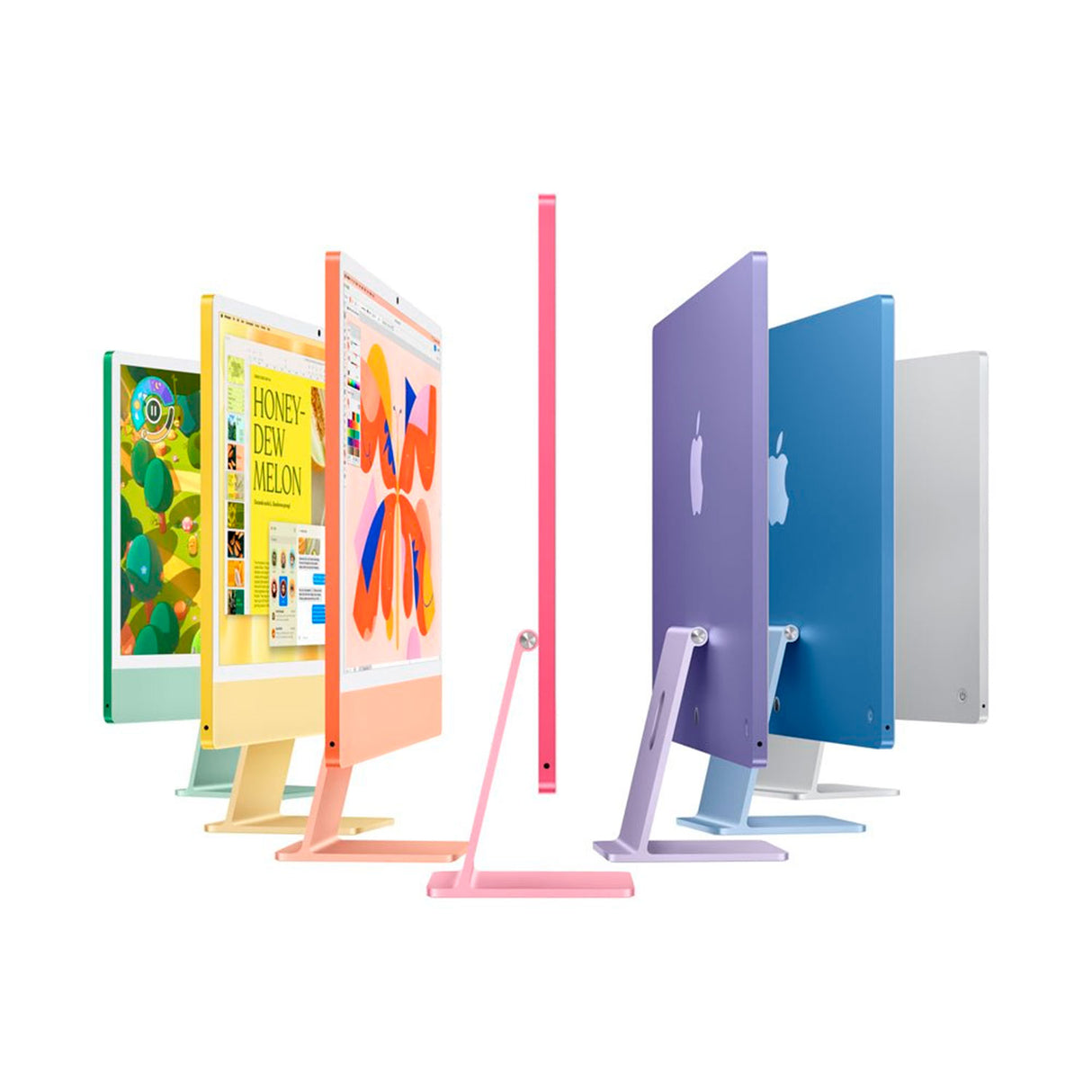 iMac Chip M4 Ram 16GB Disco 512GB SSD 23.5" 4.5K Retina Silver Teclado Español (MWUV3LL/A)