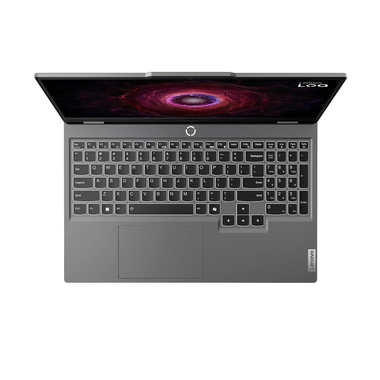 Laptop Lenovo LOQ 15ARP9 Ryzen 7 7435HS Ram 64GB Disco 2TB SSD Video Nvidia RTX 4060 8GB 15.6" FHD (83JC008FLMR642) Teclado retroiluminado Blanco