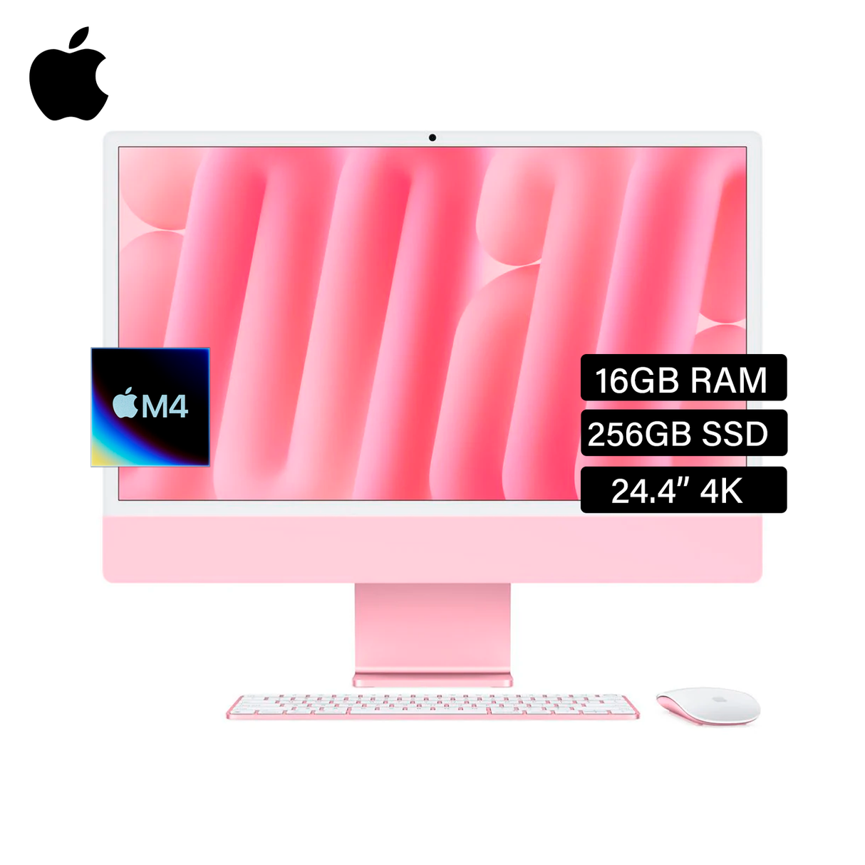 iMac Chip M4 RAM 16GB Disco 256GB SSD 24" 4.5K Rosa