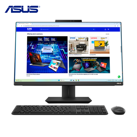 Asus Aio A5702WVARK-BPE0400 Intel Core 7 150U  RAM 16GB DISCO 1TB SSD 27" FHD FreeDos (Sin Sistema Operativo) (90PT03N1-M01Y10)