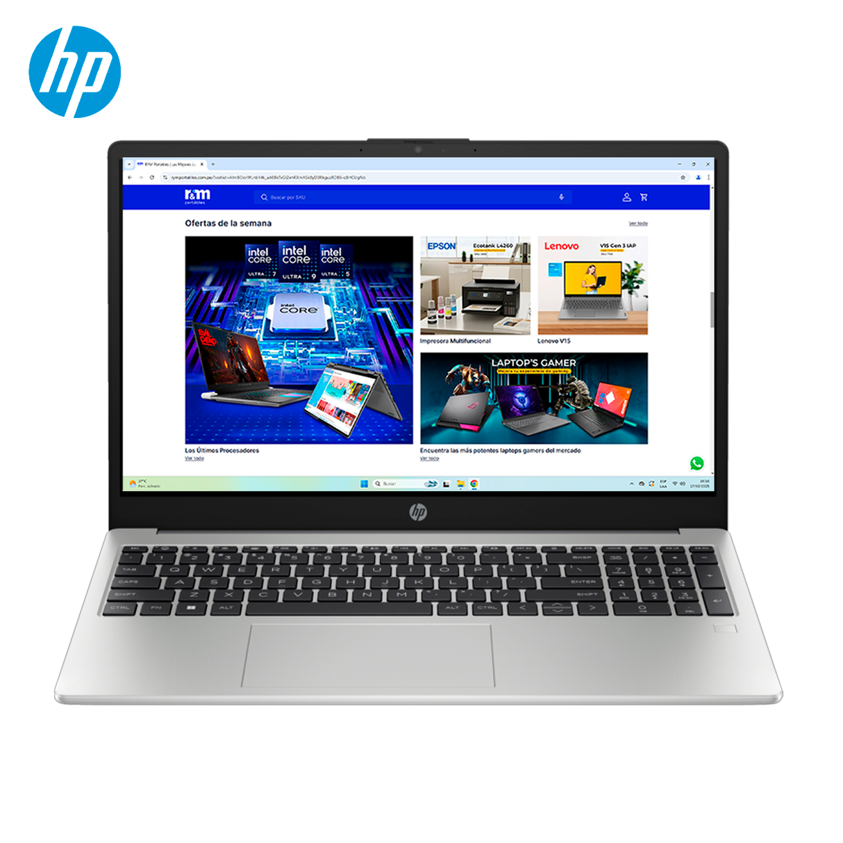 Laptop HP 255 G10 Ryzen 7 7730U RAM 16GB Disco 512GB SSD 15.6" HD FreeDos (B03E1LT#ABM)