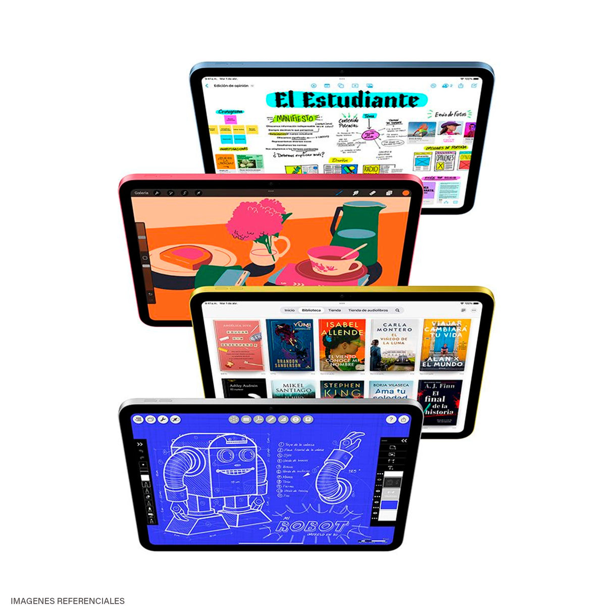 iPad A16 Almacenamiento 128GB 11" WiFi Silver MD3Y4LL/A