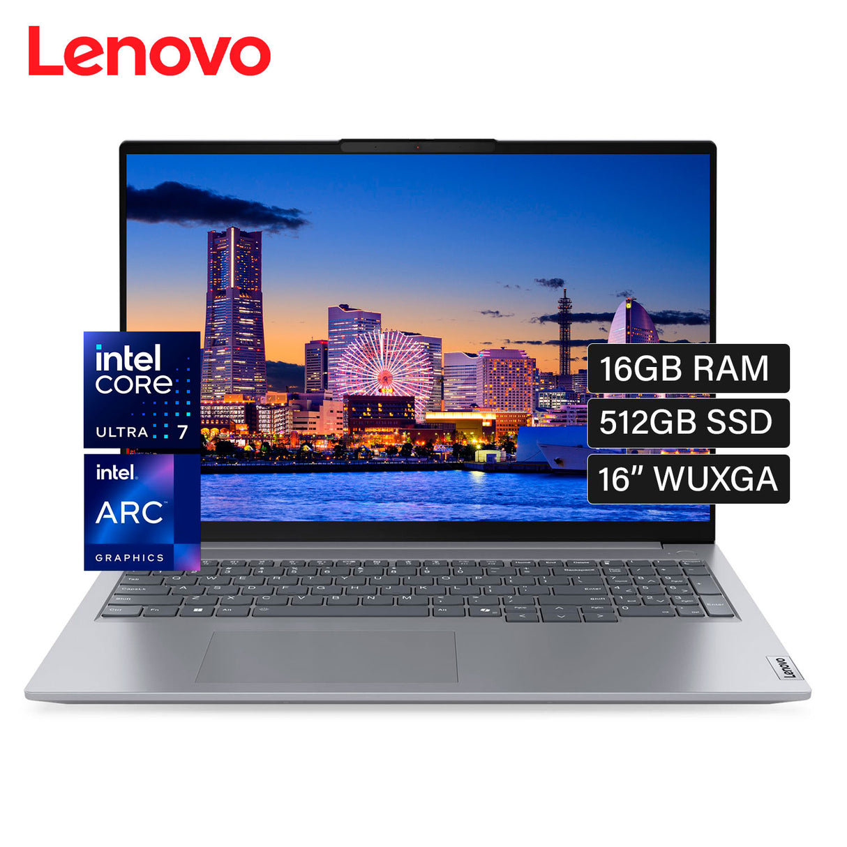 Laptop Lenovo ThinkBook 16 G7 Intel Core Ultra 7 155H Ram 16GB Disco 512GB 16" WUXGA WINDOWS 11 PRO (21MS00B5LM)