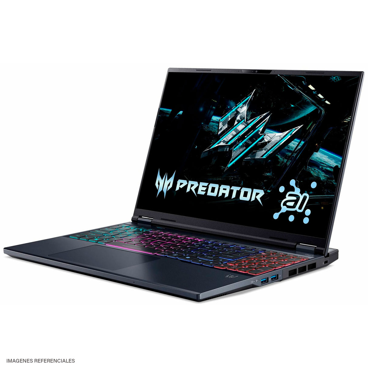 Laptop Acer Predator Helios Neo 16 AI PHN16-73-7689 Intel Core Ultra 7 255HX Ram 32GB Disco 1TB SSD NVIDIA RTX 5070 8GB 16″ WQXGA FreeDOS Teclado Español