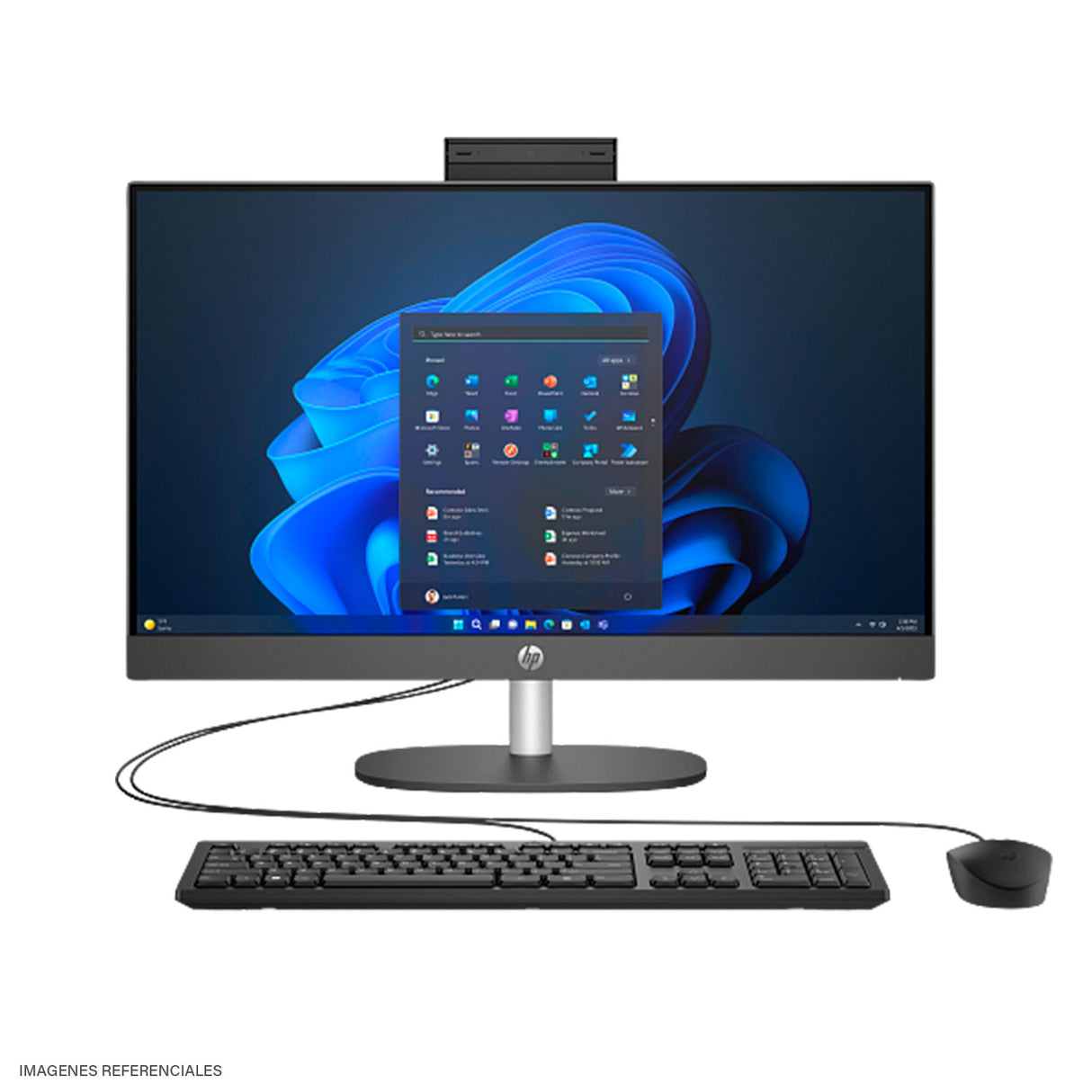 All in One HP ProOne 245 G10 AMD Ryzen 5 7520U Ram 16GB Disco 512GB SSD 23.8″ FHD IPS FreeDOS (AL2J6LT)