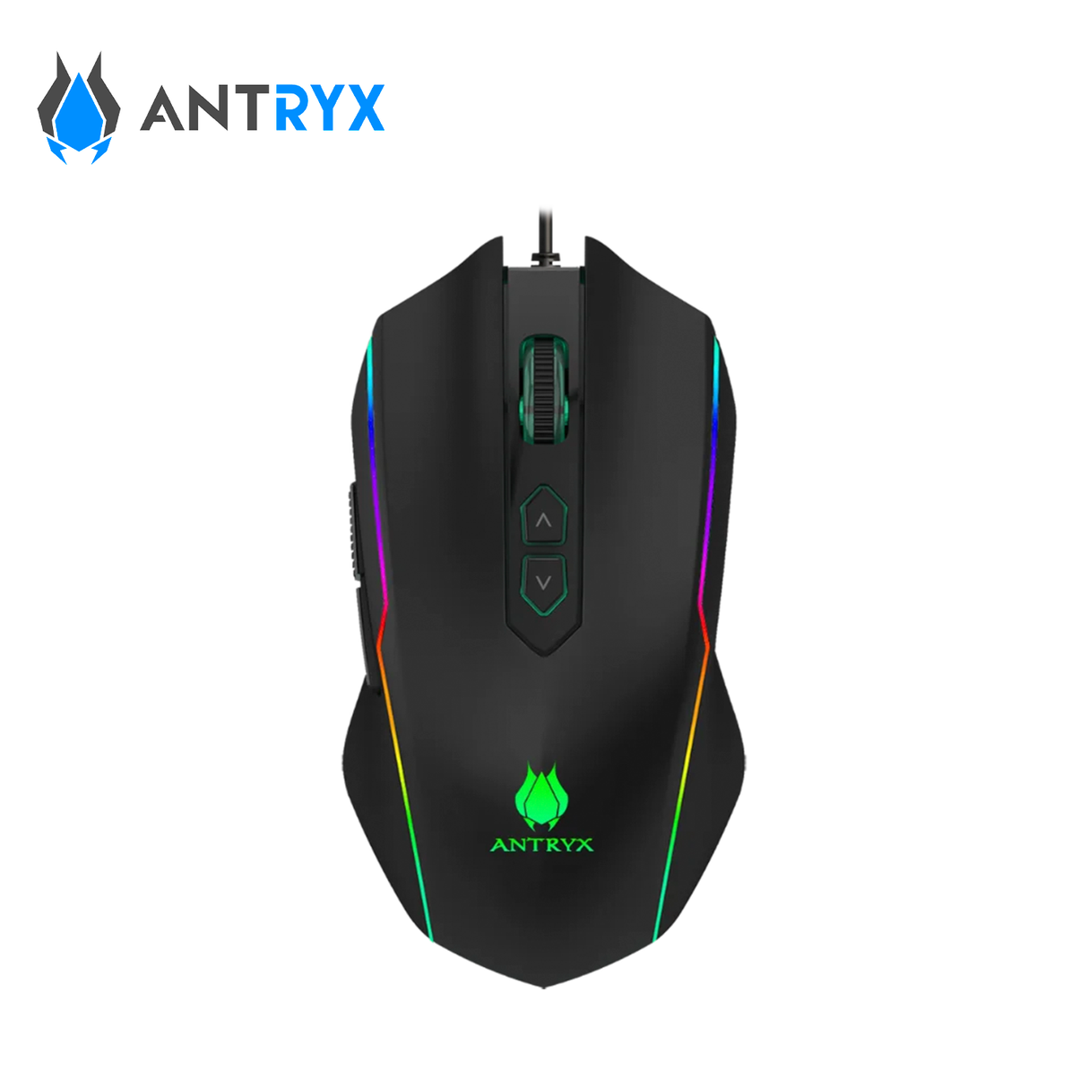Mouse Gaming Antryx Chrome Storm Havok X DPI 12400 RGB