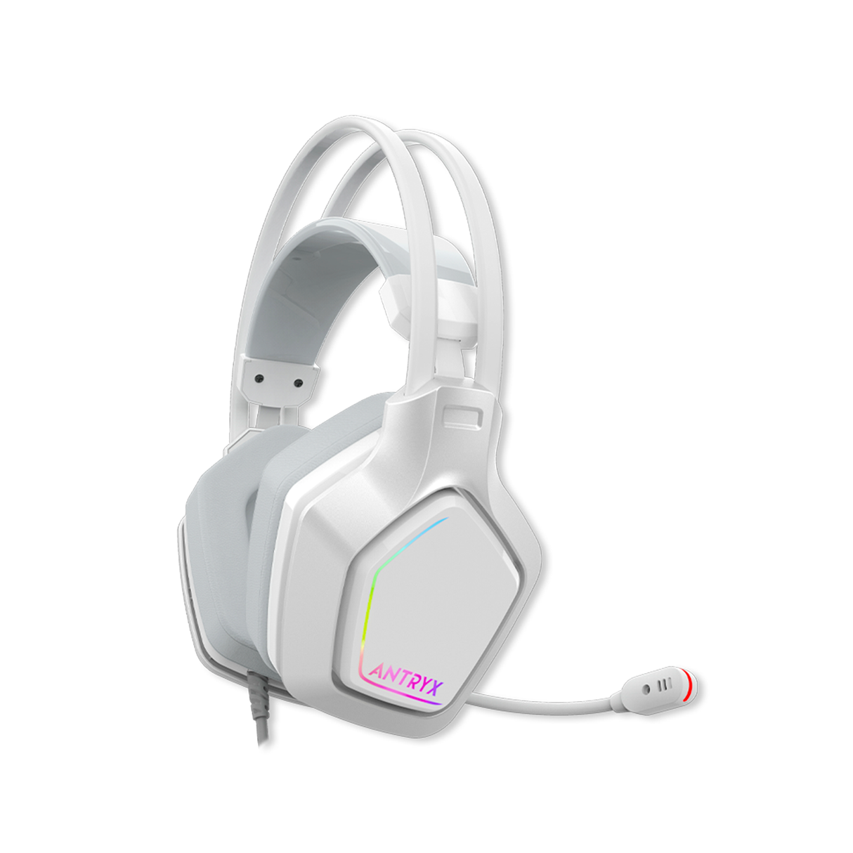Audífonos C/Micrófono Antryx Enigma SE White 7.1 Virtual Vibrador USB