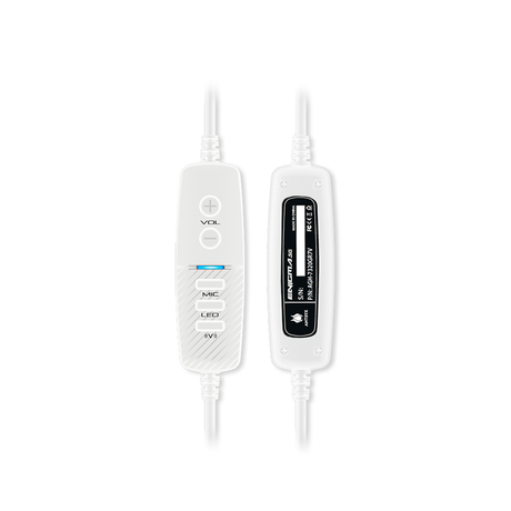 Audífonos C/Micrófono Antryx Enigma SE White 7.1 Virtual Vibrador USB