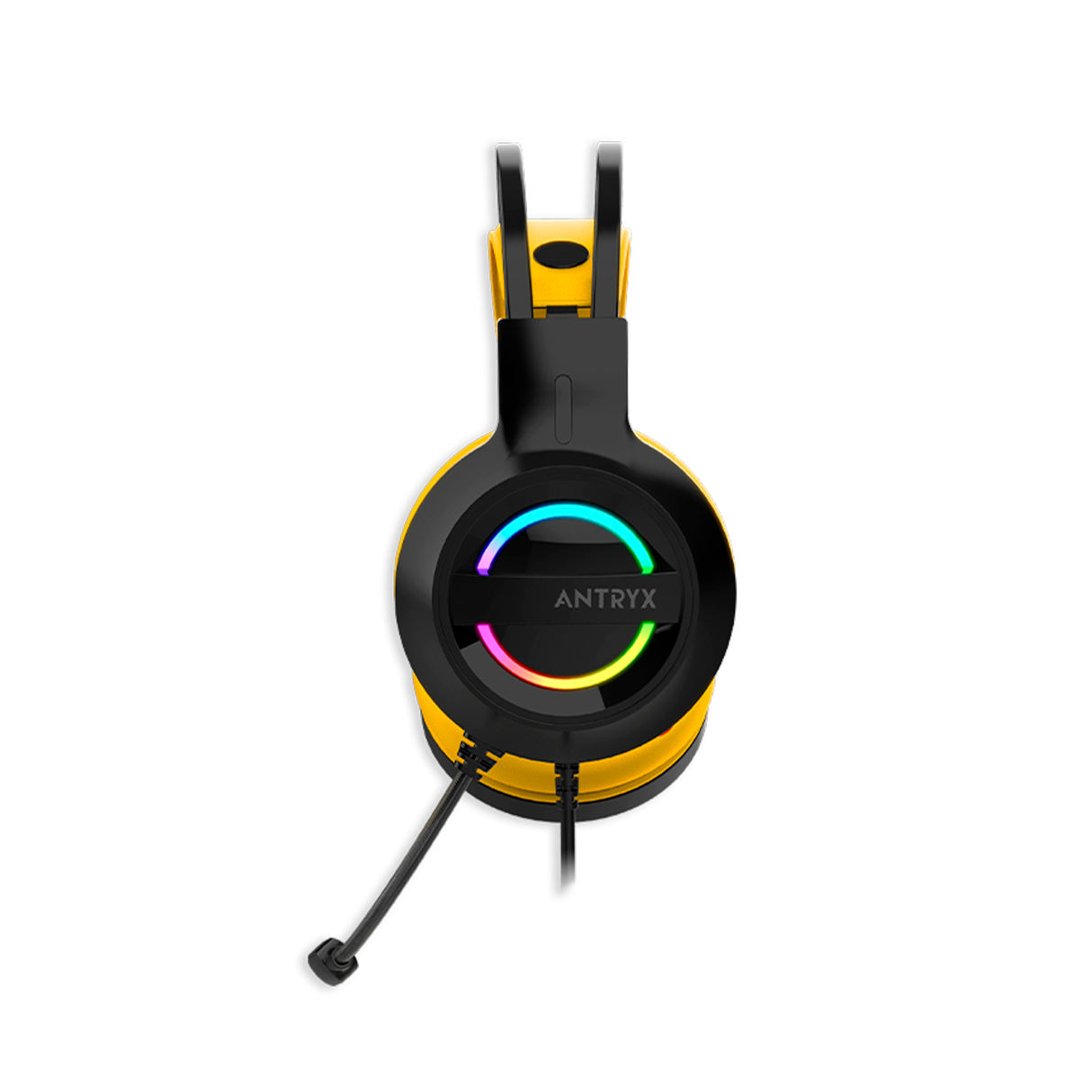 Audífonos C/Micrófono Antryx Iris-K Yellow 7.1 Virtual USB