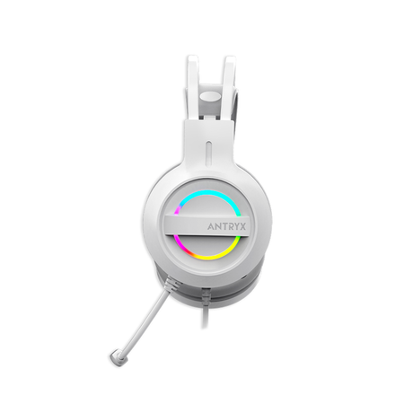 Audífonos C/Micrófono Antryx Iris-W Gray 7.1 Virtual USB