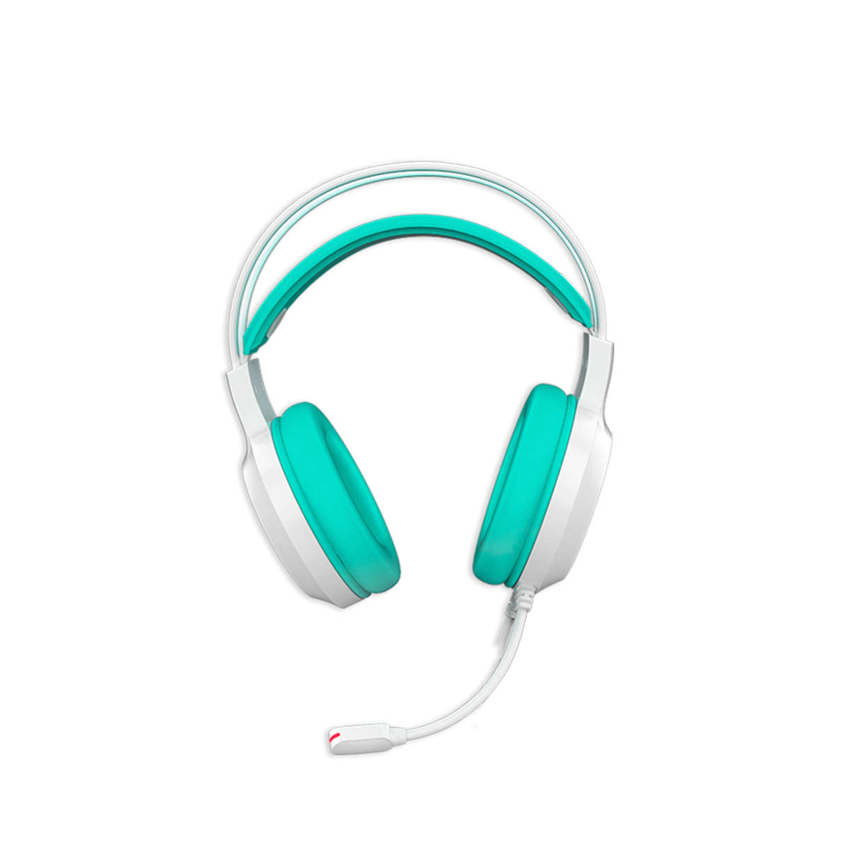 Audífonos C/Micrófono Antryx Iris-W Turquoise 7.1 Virtual USB