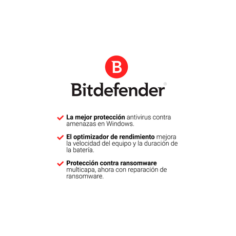 Antivirus Bitdefender Plus PC 1 Equipo