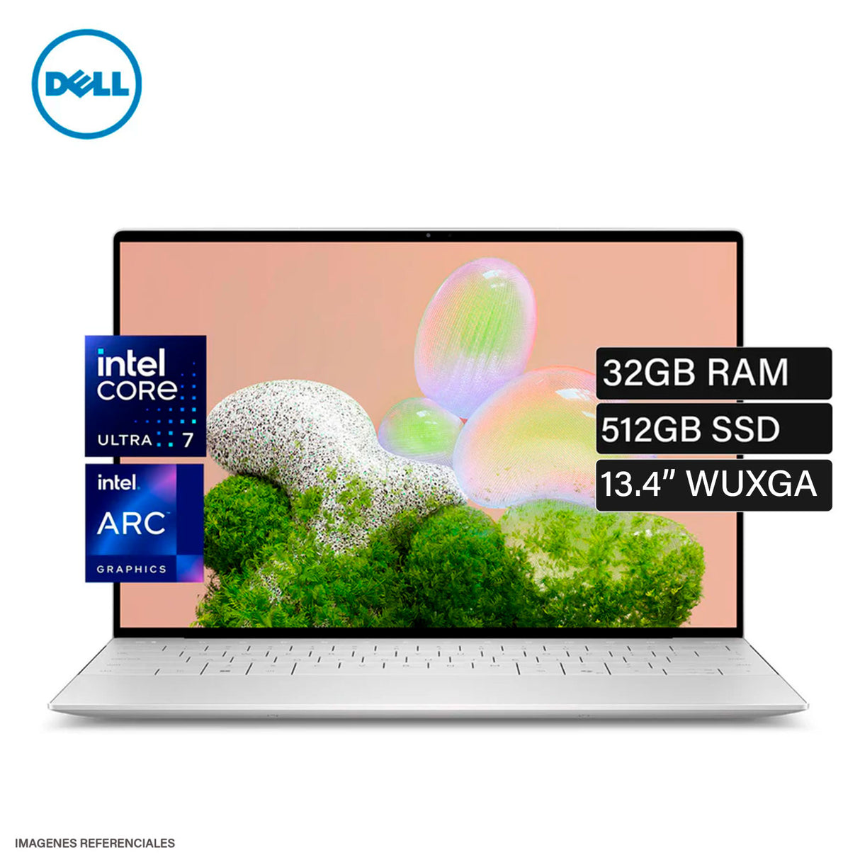 Laptop Dell XPS 13 9350 Ultra 7 258V Evo RAM 32 GB DDR5 Disco 512 GB SSD 13.4" WUXGA Windows 11 OPEN BOX