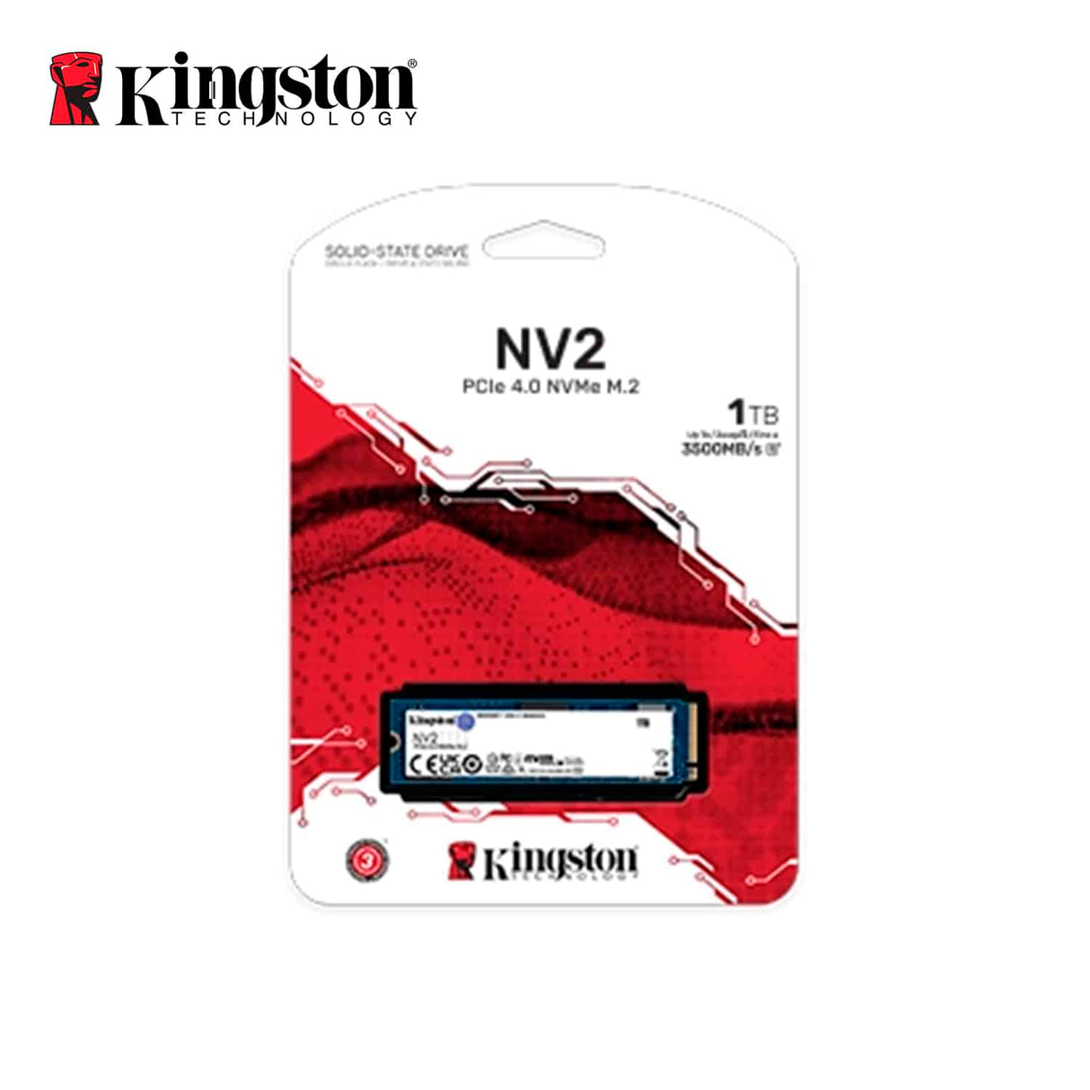 Disco Solido Kingston 1TB NV2 PCIe 4.0 NVMe