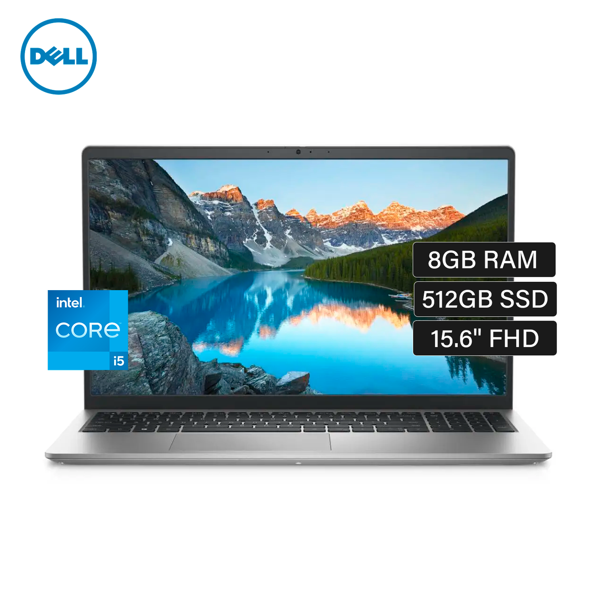 Laptop Dell Inspiron 15 3520 Intel Core i5 1235U RAM 8GB Disco 512GB SSD 15.6" FHD Windows 11 Pro (HKG75RW11)
