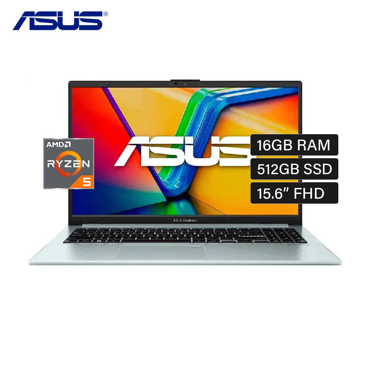 Laptop Asus Vivobook M1502YA-NJ544 AMD Ryzen 5 7430U RAM 16GB Disco 512GB SSD 15.6" FHD FreeDos (90NB0ZR3-M01CM0)