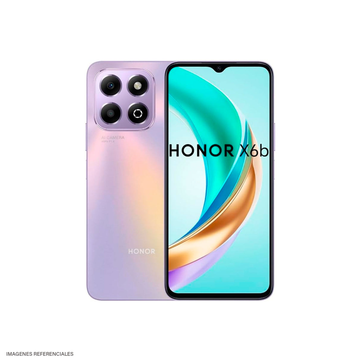 Celular Honor X6B Almacenamiento 256GB Ram 6GB 6.56" HD+ Starry Purple (JDY-LX3P)