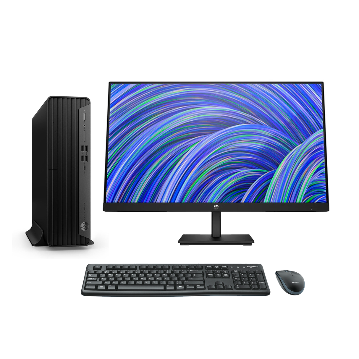PC HP Elite Sff 800 G9 Intel Core i7 14700 Ram 16GB Disco 1TB SSD Monitor HP P22VG5 21.5" FHD Windows 11 Pro