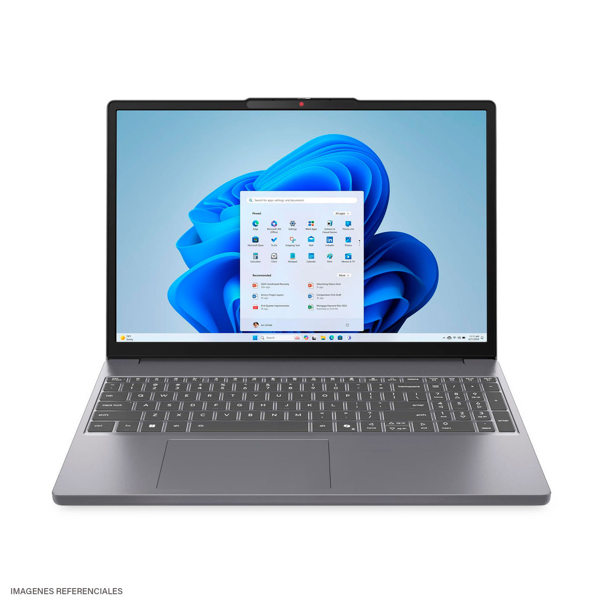 Laptop Lenovo IdeaPad Slim 3 15IRH10 Intel Core i5-13420H RAM 8 GB Disco 512 GB SSD 15.3" WUXGA FreeDOS (83K100KELM)