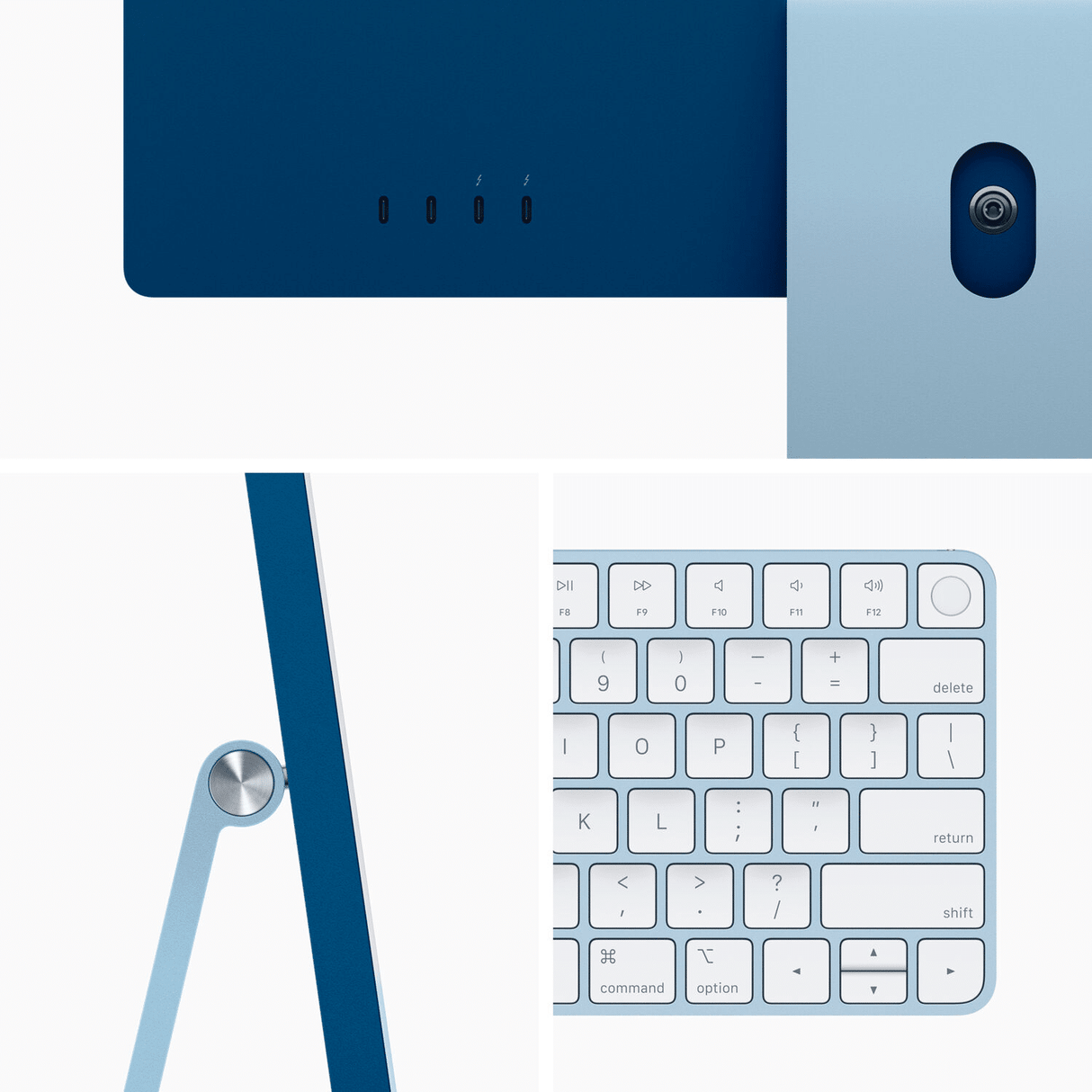 Imac A2438 Chip M1 RAM 8GB Disco 256GB SSD 24″ Retina Año 2021 Azul Ingles OPEN BOX