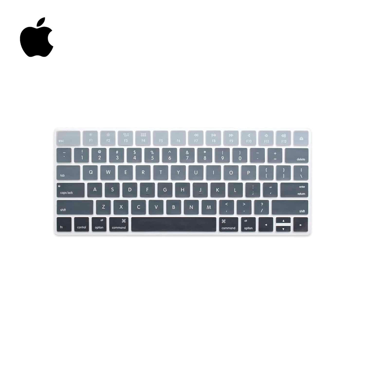 Keyboard Guard Pro 2021 14/16 A2442 A 2485 AIR 2022 A2681 13.6" Negro con gris Us