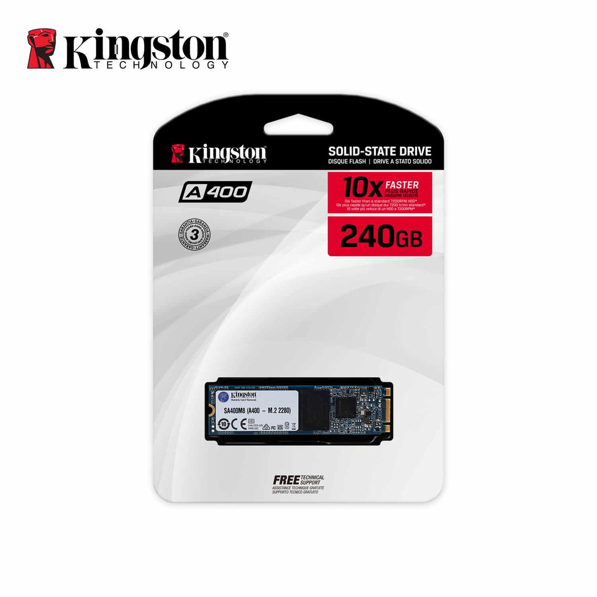 Disco Solido Kingston A400 240GB M.2 2280