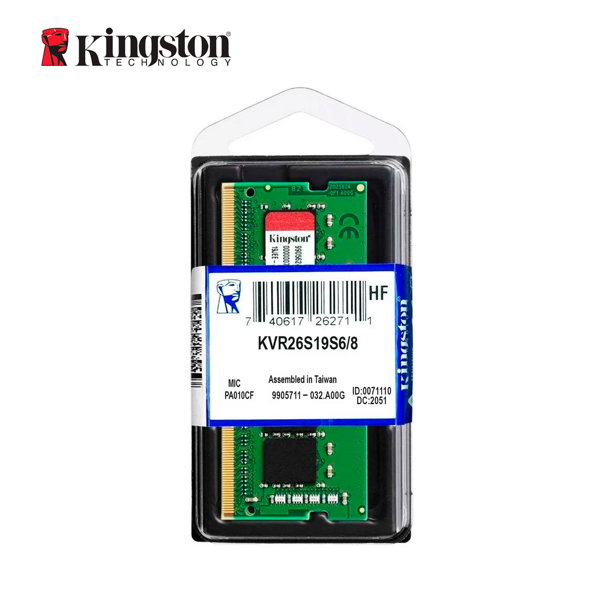 Memoria RAM Kingston para Laptop 32GB PC4 DDR4 3200MHZ