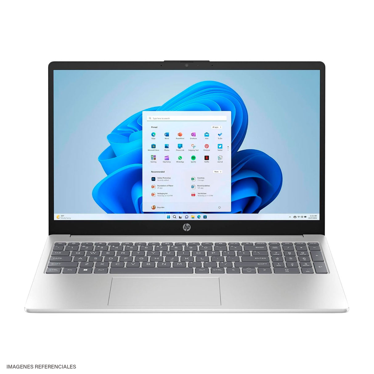 Laptop HP 15 FC0146DX Ryzen 5 7520U Ram 8GB Disco 512GB SSD Gráficos Integrados 15.6″ FHD Táctil Windows 11