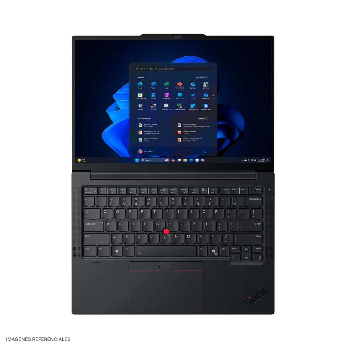 Laptop Lenovo ThinkPad E14 GEN 7 Intel Core Ultra 5 225U Ram 16GB Disco 1TB SSD 14" WUXGA Windows 11 Pro (21SY0010LM)